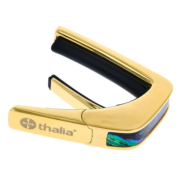Thalia Capo Shell Collet.Blue Abalone Gold