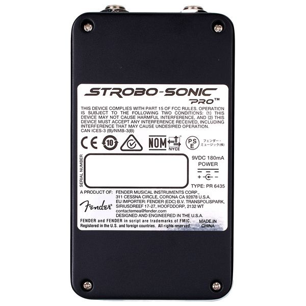 Fender Strobo-Sonic Pro Tuner Pedal