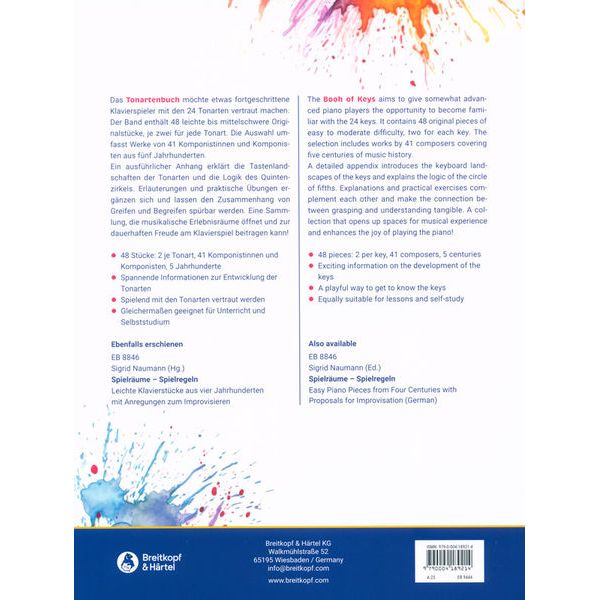 Breitkopf & Härtel Tonartenbuch