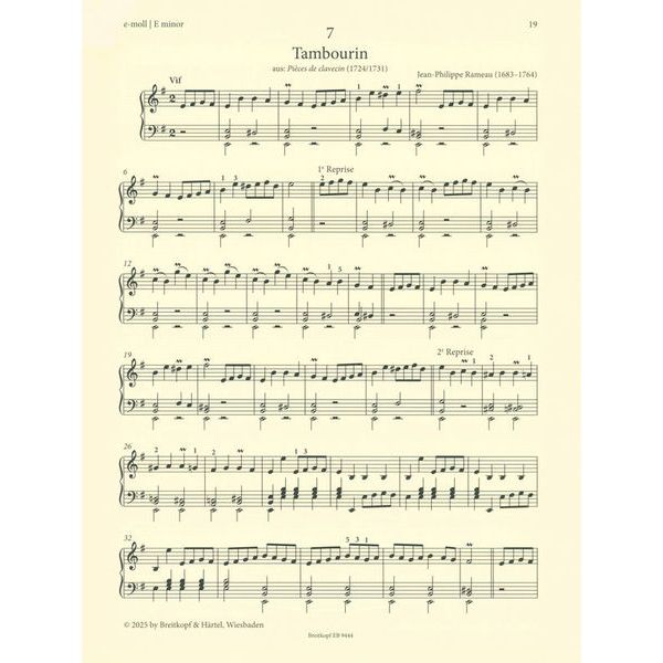 Breitkopf & Härtel Tonartenbuch