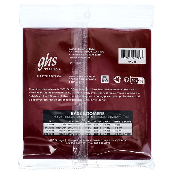 GHS Bass Boomers 3045 M