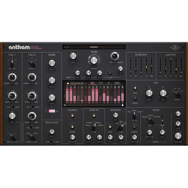 Universal Audio Anthem Analog Synthesizer