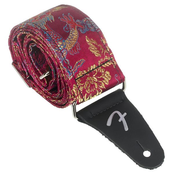 Fender Satin Dragon Strap Wine