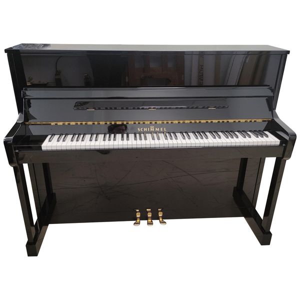 Schimmel Piano used black