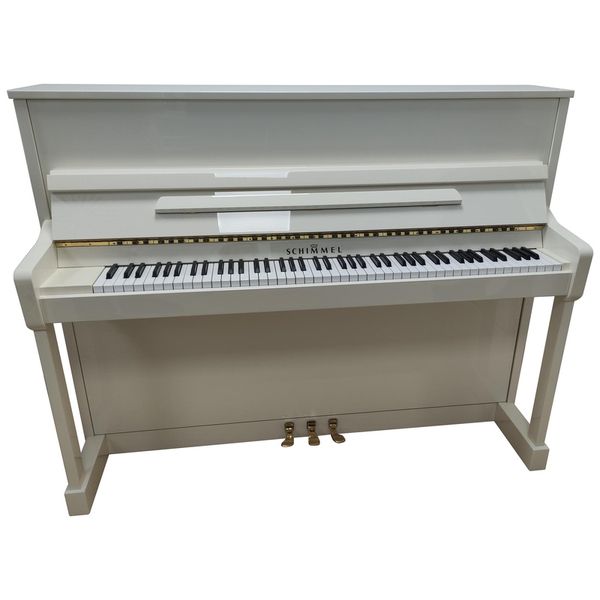Schimmel Piano used white