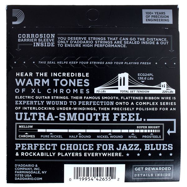 Daddario ECG24PL Chromes