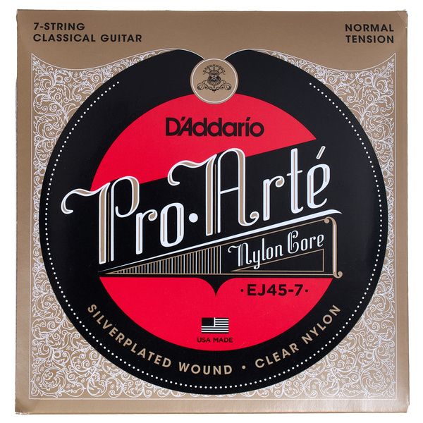 Daddario EJ45-7 7 String Nylon Classic