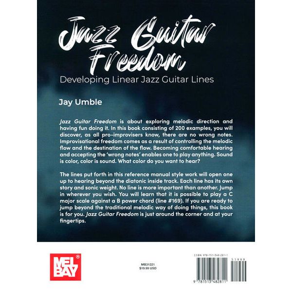 Mel Bay Jazz Guitar Freedom