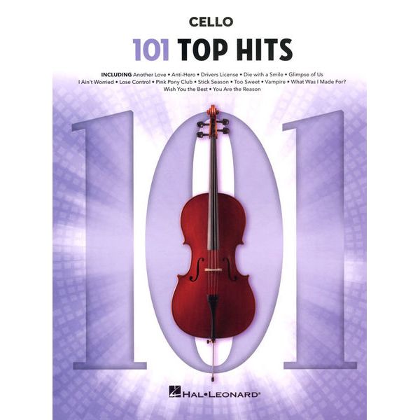 Hal Leonard 101 Top Hits for Cello