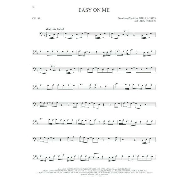 Hal Leonard 101 Top Hits for Cello