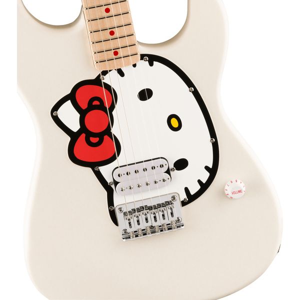 Squier Hello Kitty Strat MN WHT