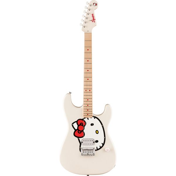 Squier Hello Kitty Strat MN WHT
