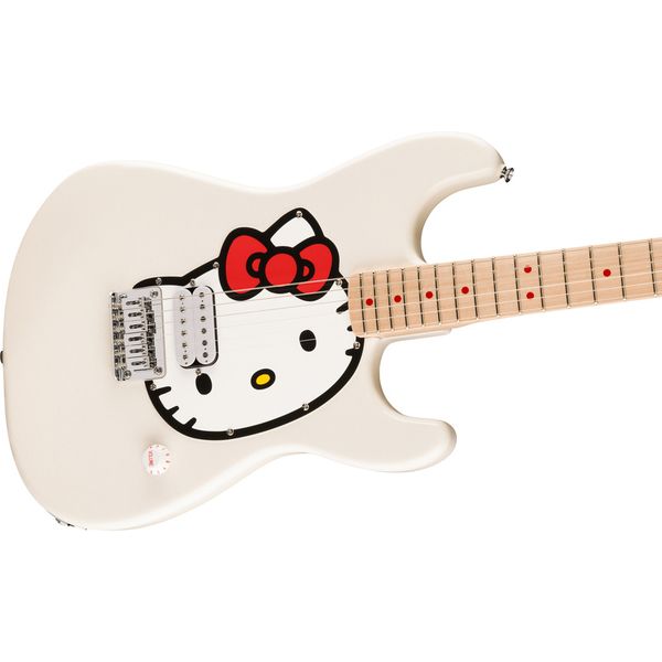 Squier Hello Kitty Strat MN WHT