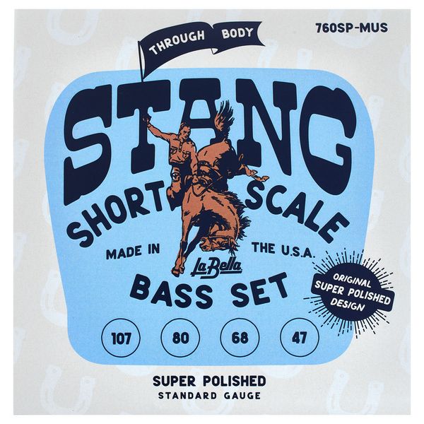 La Bella 760SP-MUS Sup. Pol. Stang Bass