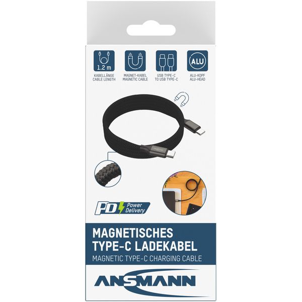 Ansmann Cabel USB-C to USB-C 120 Mag