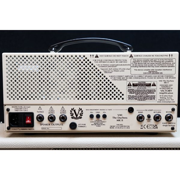 Victory Amplifiers V40 The Duchess MKII Lunch Box