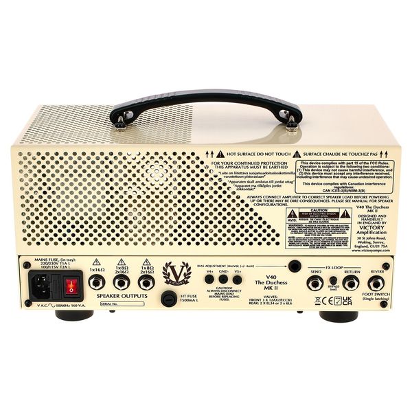 Victory Amplifiers V40 The Duchess MKII Lunch Box