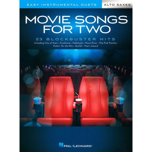 Hal Leonard Movie Songs For Two Saxophones