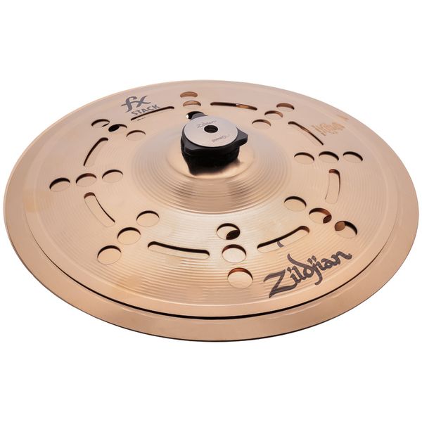 Set De 3 Cymbales Clap Stack Professionnelles - 11 Et 13 Pouces - Pour Batterie, Pratique, Effets Sonores - Finition Argentée