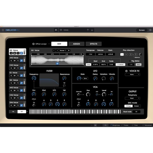 Arturia Emulator II V