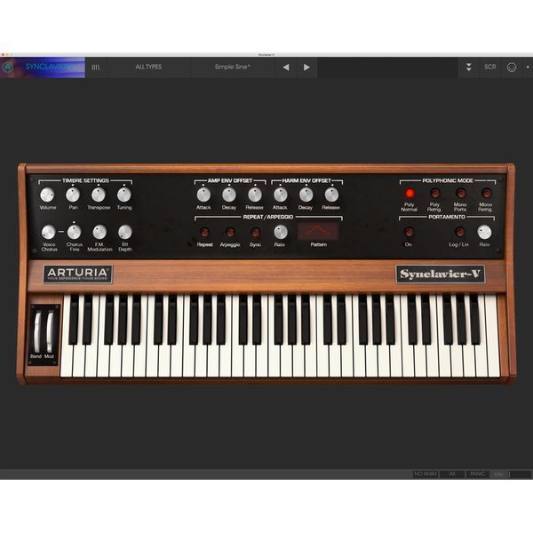 Arturia Synclavier V