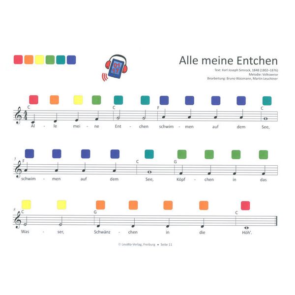 LeuWa-Verlag 34 Kinderlieder Rainbow