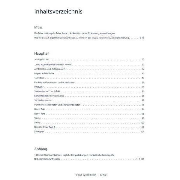 Köbl Edition Tuba Total 1