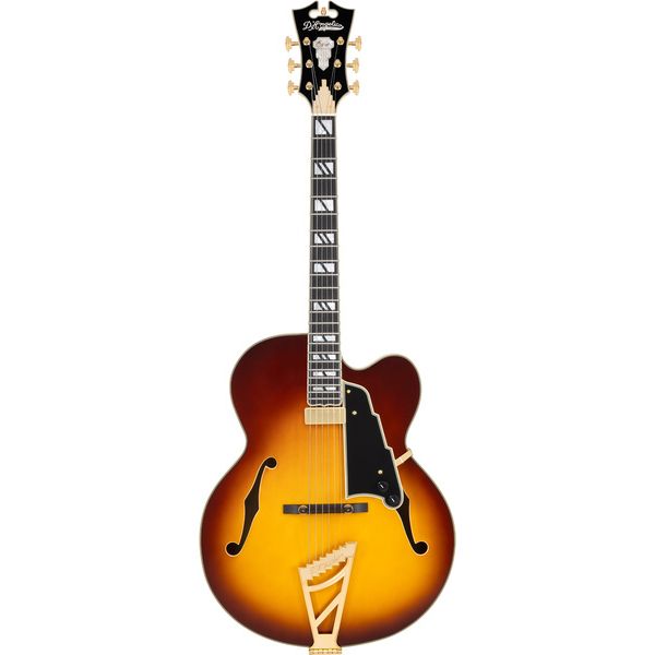 DAngelico Excel EXL1 Dark Iced Tea Burst