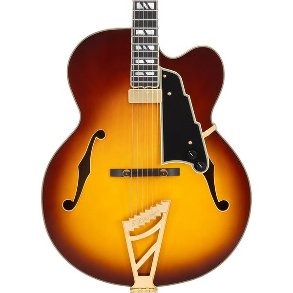 DAngelico Excel EXL1 Dark Iced Tea Burst