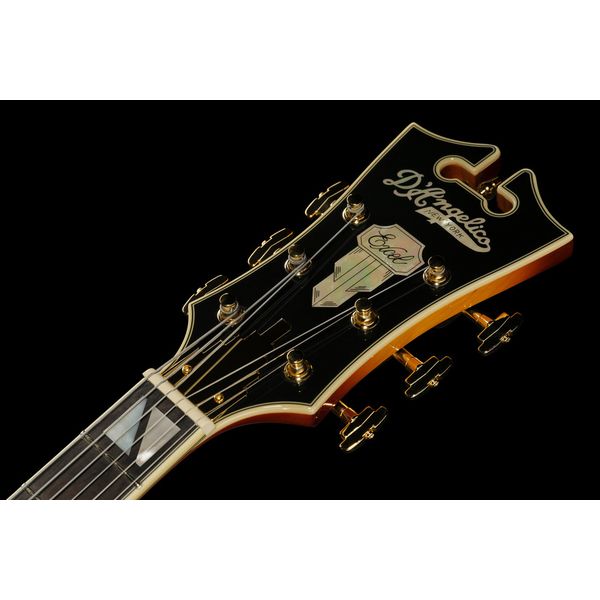 DAngelico Excel EXL1 Dark Iced Tea Burst