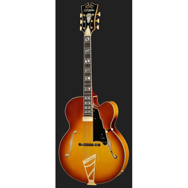 DAngelico Excel EXL1 Dark Iced Tea Burst