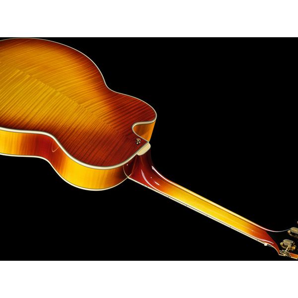 DAngelico Excel EXL1 Dark Iced Tea Burst