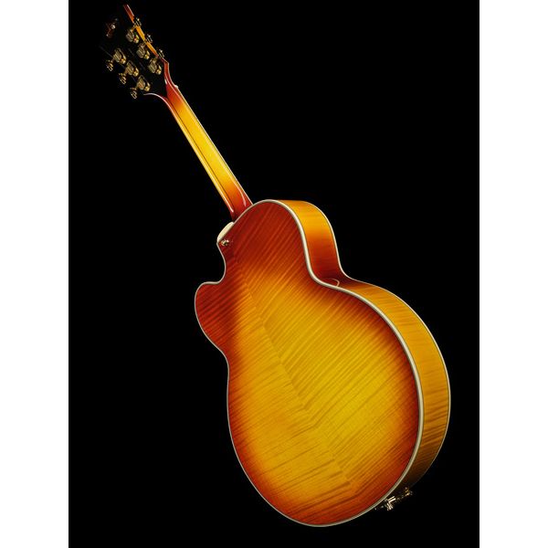 DAngelico Excel EXL1 Dark Iced Tea Burst