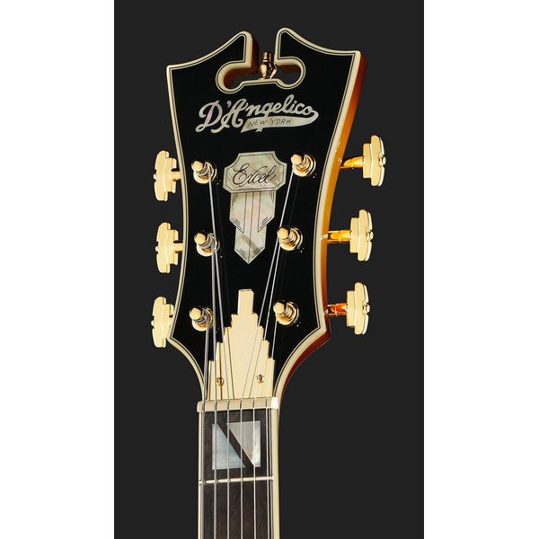 DAngelico Excel EXL1 Dark Iced Tea Burst