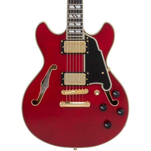 DAngelico Excel Mini DC Trans Cherry 25