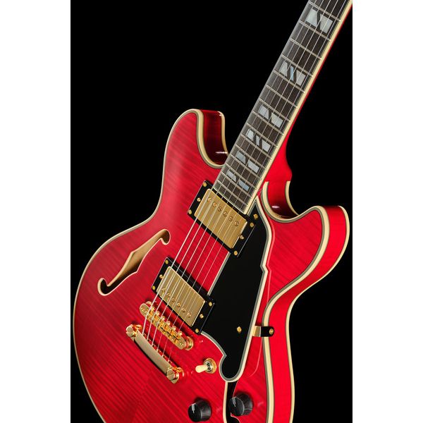 DAngelico Excel Mini DC Trans Cherry 25