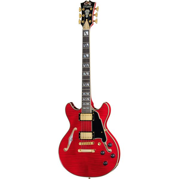 DAngelico Excel Mini DC Trans Cherry 25