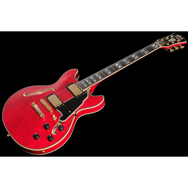 DAngelico Excel Mini DC Trans Cherry 25