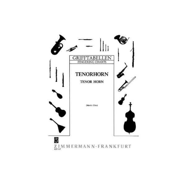 Zimmermann Verlag Grifftabelle Tenorhorn
