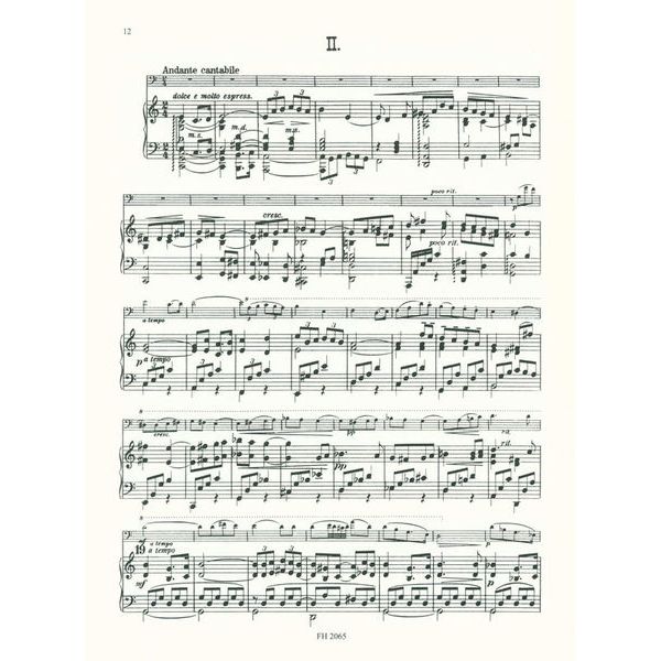 Friedrich Hofmeister Verlag Misek Sonate e-Moll Kontrabass
