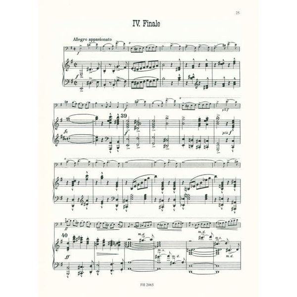 Friedrich Hofmeister Verlag Misek Sonate e-Moll Kontrabass
