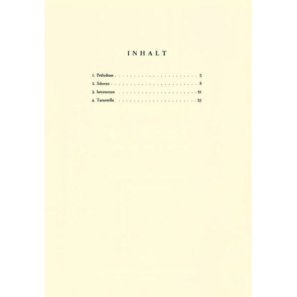 Friedrich Hofmeister Verlag Glière 4 Stücke op. 32