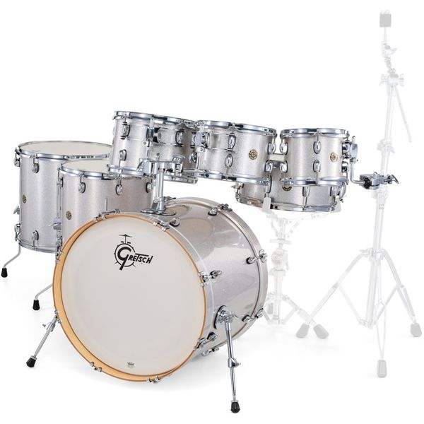 Gretsch Drums Catalina Maple 7-piece Silver