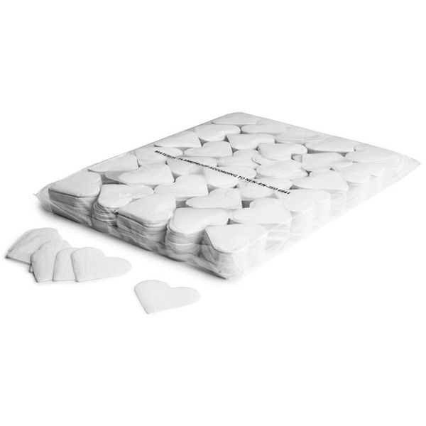 Magic FX Confetti Hearts White
