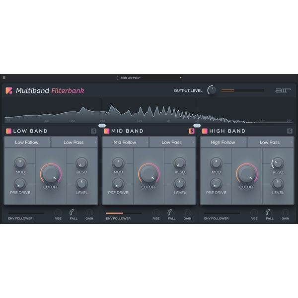 AIR Music Technology Multiband Filterbank