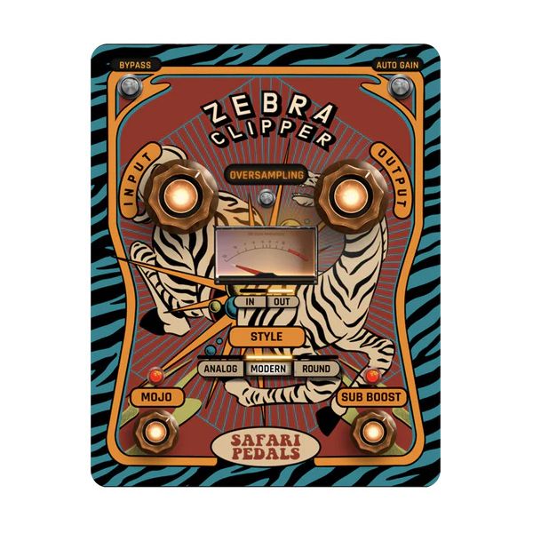 Safari Pedals Zebra Clipper