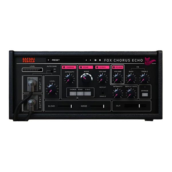 Safari Pedals Fox Echo Chorus