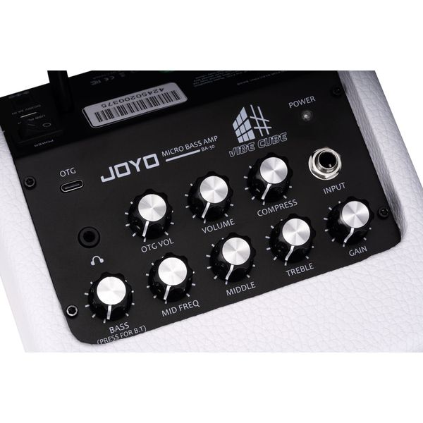 Joyo BA-30 Micro Bass Amp White