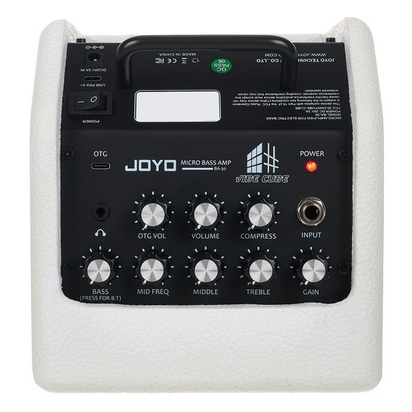 Joyo BA-30 Micro Bass Amp White