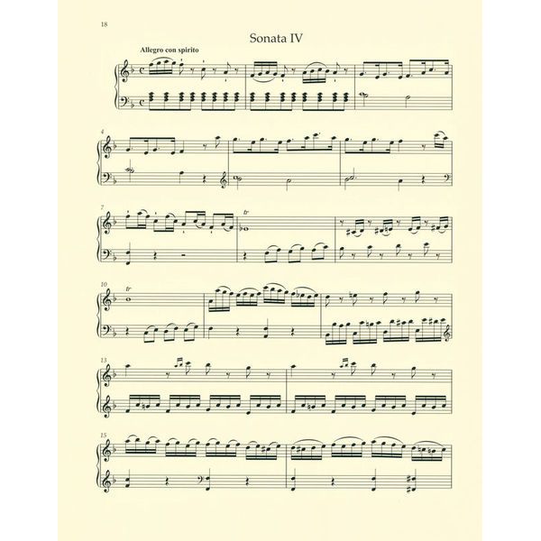 Bärenreiter Myslivecek 6 Leichte Sonaten